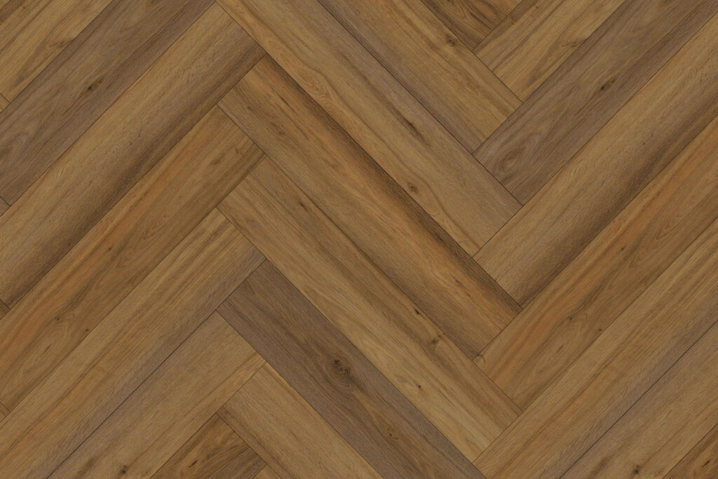 Antique Oak Premium Click Vinyl SPC Herringbone Flooring – 6.5 mm
