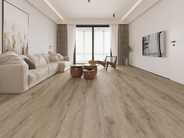 Warm Grey Oak Premium Click Vinyl SPC Plank Flooring – 6.5 mm