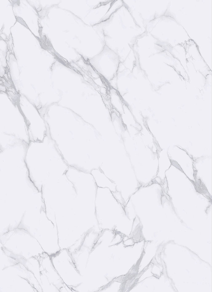 Carrara White Marble Premium Click Pre-Grouted SPC Tile Flooring – 7.0mm